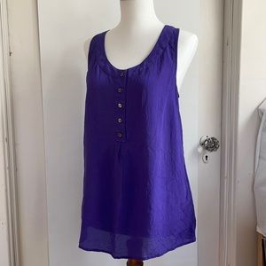 Odille silk sleeveless blouse tank